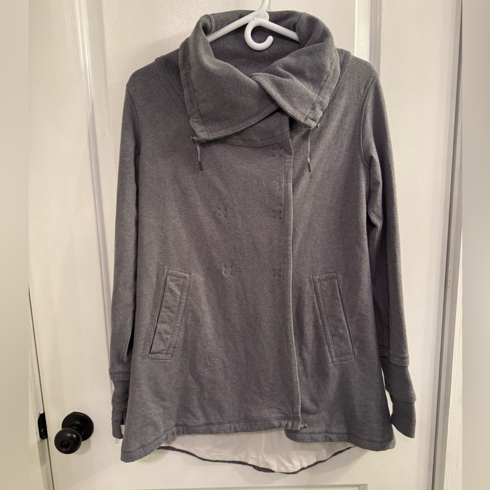 Lululemon Gratitude Wrap CardiganHeathered Blurred Grey / Ghost